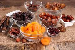 Dried fruit: